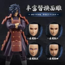 BLOKEES Naruto Uchiha Madara Metaplasia of Filth Building Block Man Beyond Edition Assembly Model Movable Robot Ornament Toy