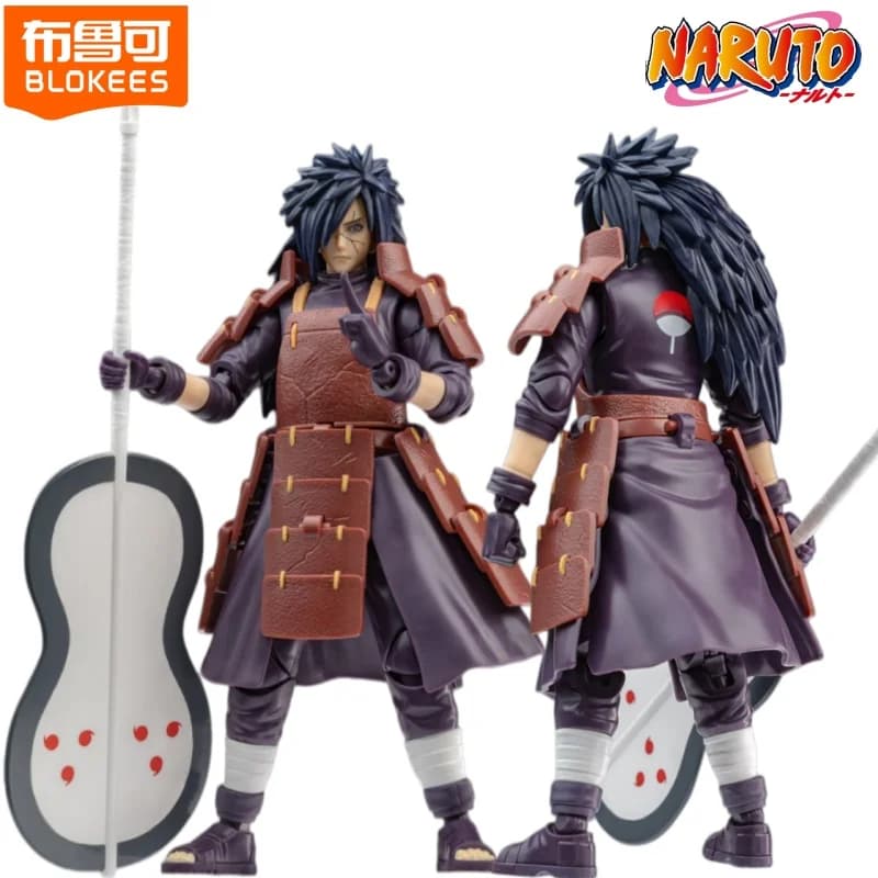 BLOKEES Naruto Uchiha Madara Metaplasia of Filth Building Block Man Beyond Edition Assembly Model Movable Robot Ornament Toy