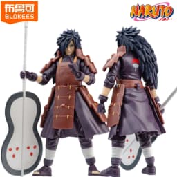 BLOKEES Naruto Uchiha Madara Metaplasia of Filth Building Block Man Beyond Edition Assembly Model Movable Robot Ornament Toy