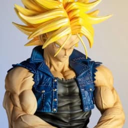 JT 53 Cm/20.87 Pouces Nouvelle Statue Dragon Ball Z Troncs Figure Futur Troncs Super Saiyan Figurines D'Action Collection Mode J
