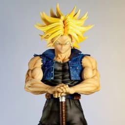 JT 53 Cm/20.87 Pouces Nouvelle Statue Dragon Ball Z Troncs Figure Futur Troncs Super Saiyan Figurines D'Action Collection Mode J