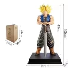 JT 53 Cm/20.87 Pouces Nouvelle Statue Dragon Ball Z Troncs Figure Futur Troncs Super Saiyan Figurines D'Action Collection Mode J