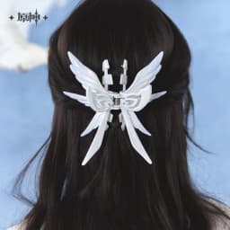 Authentic New Pre‑sale Genshin Impact Columbina Impression Series Cute Wing Hair Claw Exquisite Hair Accessory Collectible Gift
