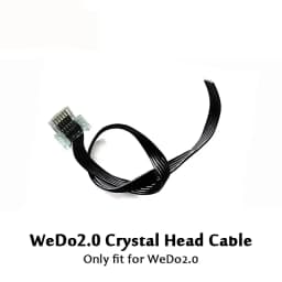 Wholesale 20Pcs The Spike WEDO 2.0 Crystal Connector Cable fit for 45678 45300 Motors Sensors Classic Robotics Parts Repair Toys