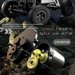 1/18 RC Climbing Car 4WD Off-road Remote Control Vehicle RTR Rock Crawler Big-wheel 4x4 Electric Truck Model Toys for Kids