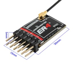 Radiomaster ER4 2.4Ghz 4CH 10mw ExpressLRS PWM Receiver For Small Aircraft Boats Cars
