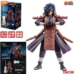 BLOKEES Original NARUTO Uchiha Madara Kyuubi Kurama Sasuke Minato Bijyudama Shippūden Bijuu Assembled Action Figure Toy Model