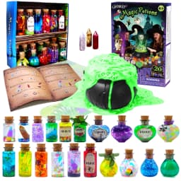 DIY Fairy Magical Potions Kit for Kids Potion Making Set Fairy Potion Bottles Craft Toy Science Set Magic Kits