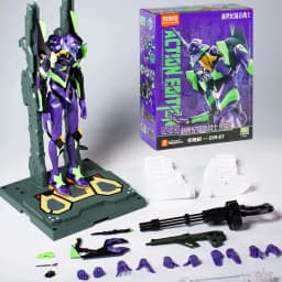 BLOKEES Original EVANGELION TYPE-00 TV 02 01 08 EVA00 NEON GENESIS EVANGELION Asuka Shinji Assembled Action Figure Anime Toys