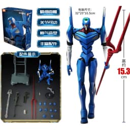 BLOKEES Original EVANGELION TYPE-00 TV 02 01 08 EVA00 NEON GENESIS EVANGELION Asuka Shinji Assembled Action Figure Anime Toys