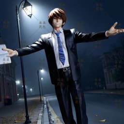 Death Note Light Yagami Figure Pvc Collectible Figurine Suit Uniform Desktop Decoration Ornament For Anime Fans Collection Gift