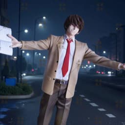 Death Note Light Yagami Figure Pvc Collectible Figurine Suit Uniform Desktop Decoration Ornament For Anime Fans Collection Gift