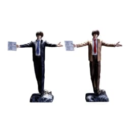 Death Note Light Yagami Figure Pvc Collectible Figurine Suit Uniform Desktop Decoration Ornament For Anime Fans Collection Gift