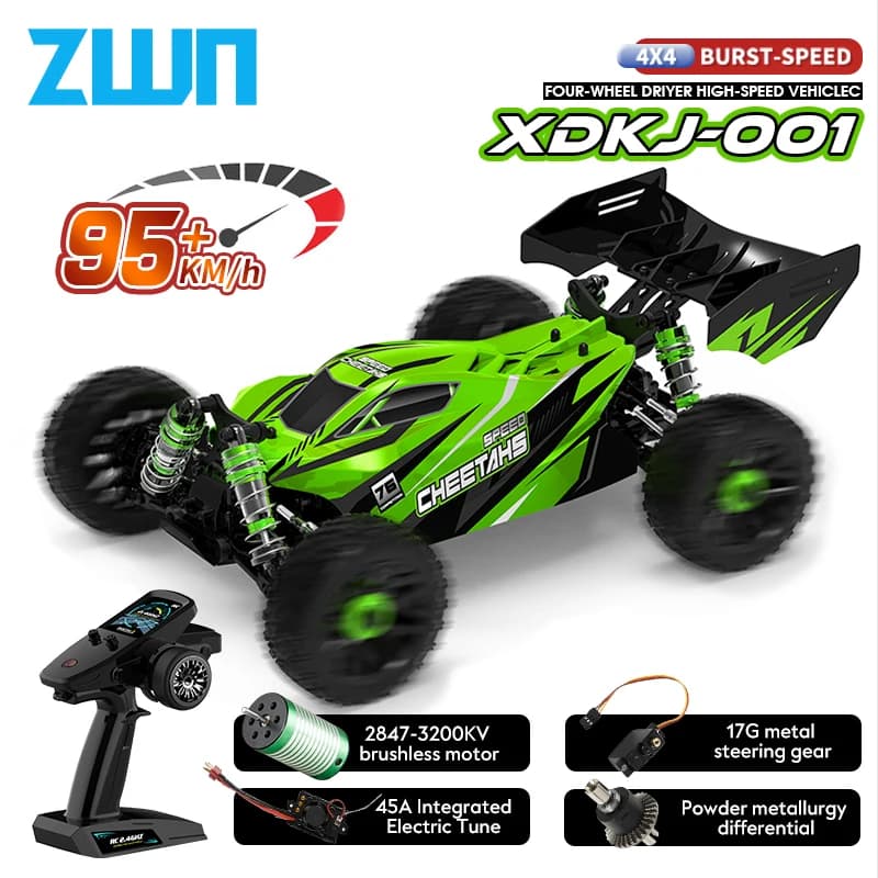 Professional 95KM/H 4WD RC Cars 3S Racing Car 1/14 Brushless High Speed Competitive Drift Remote Control Toys VS Wltoys 144010