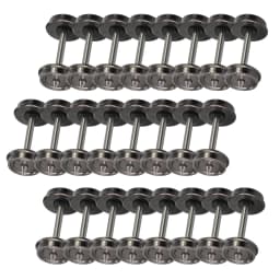 Evemodel Wheelsets 24pcs 1:87 HO Scale 33" Metal DC Wheels for Model Trains Wheelset C8725