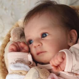 49Cm Hand Drawn Rebirth Doll Newborn Felicia Realistic 3D Skin Color High Quality Collection Doll Birthday Gift Toy