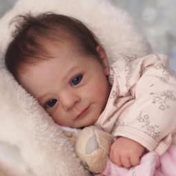 49Cm Hand Drawn Rebirth Doll Newborn Felicia Realistic 3D Skin Color High Quality Collection Doll Birthday Gift Toy