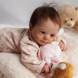 49Cm Hand Drawn Rebirth Doll Newborn Felicia Realistic 3D Skin Color High Quality Collection Doll Birthday Gift Toy