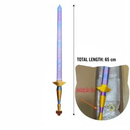 Upgraded Symbol Sword Prop Sets With Darts Toys Fancy Cosplay Prop For Kids Telescopic Carnival Costume Prop Gifts