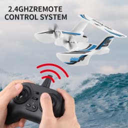 KF603 RC Plane Boat 2.4G 3CH Sea And Air RC Glider EPP Foam Water Land Flying Airplane Toys Gift For Boys