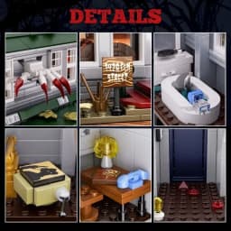 Freddy's House Villa Architecture Building Blocks Toy MOC Simulated Cottage Model Bricks Toys Home Decor Boys Festival Gifts
