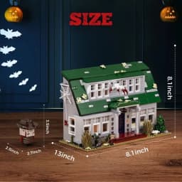 Freddy's House Villa Architecture Building Blocks Toy MOC Simulated Cottage Model Bricks Toys Home Decor Boys Festival Gifts