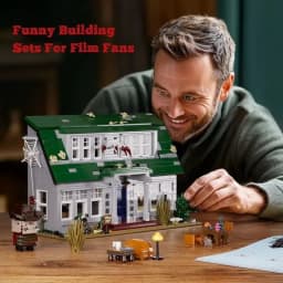 Freddy's House Villa Architecture Building Blocks Toy MOC Simulated Cottage Model Bricks Toys Home Decor Boys Festival Gifts