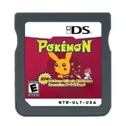 Pokemon NDS Video Game Cartridge - Ultimate Distribution Gen 3 4 5 Event Cartridge with Instruction Manual