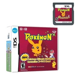 Pokemon NDS Video Game Cartridge - Ultimate Distribution Gen 3 4 5 Event Cartridge with Instruction Manual