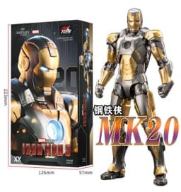 ZD Toys Iron Man Action Figure Joint Movable MK1 MK3 MK6 MK7 MK42 MK45 MK50 MK85 MK17 MK33 MK39 Adult Collection Figure Gift