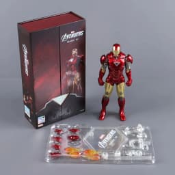 ZD Toys Iron Man Action Figure Joint Movable MK1 MK3 MK6 MK7 MK42 MK45 MK50 MK85 MK17 MK33 MK39 Adult Collection Figure Gift