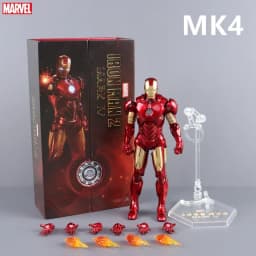 ZD Toys Iron Man Action Figure Joint Movable MK1 MK3 MK6 MK7 MK42 MK45 MK50 MK85 MK17 MK33 MK39 Adult Collection Figure Gift
