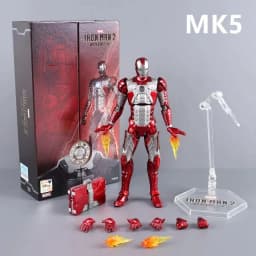 ZD Toys Iron Man Action Figure Joint Movable MK1 MK3 MK6 MK7 MK42 MK45 MK50 MK85 MK17 MK33 MK39 Adult Collection Figure Gift