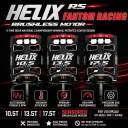FANTOM RACING 540 HELIX RS 10.5T 13.5T 17.5T Brushless Motor for 1/10 RC Model Off-road Drift Racing Car Axial TRX4 SCX10 Redcat
