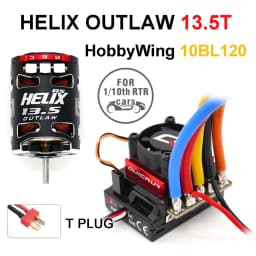 FANTOM RACING 540 HELIX RS 10.5T 13.5T 17.5T Brushless Motor for 1/10 RC Model Off-road Drift Racing Car Axial TRX4 SCX10 Redcat