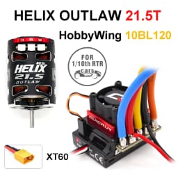 FANTOM RACING 540 HELIX RS 10.5T 13.5T 17.5T Brushless Motor for 1/10 RC Model Off-road Drift Racing Car Axial TRX4 SCX10 Redcat