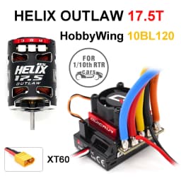 FANTOM RACING 540 HELIX RS 10.5T 13.5T 17.5T Brushless Motor for 1/10 RC Model Off-road Drift Racing Car Axial TRX4 SCX10 Redcat