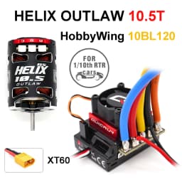 FANTOM RACING 540 HELIX RS 10.5T 13.5T 17.5T Brushless Motor for 1/10 RC Model Off-road Drift Racing Car Axial TRX4 SCX10 Redcat