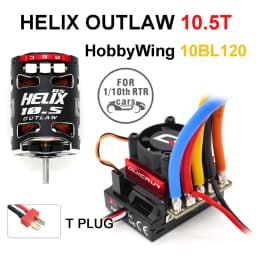 FANTOM RACING 540 HELIX RS 10.5T 13.5T 17.5T Brushless Motor for 1/10 RC Model Off-road Drift Racing Car Axial TRX4 SCX10 Redcat