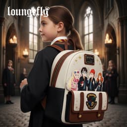 Loungefly 6 Styles Harry Potter Spring Flap Pocket Mini Backpack