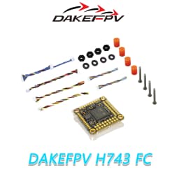 DAKEFPV H743 FC Stack/Flytower for Remote Control BLHeli Betaflight Gyroscope Gyro 42688P PID Parameter Tuning