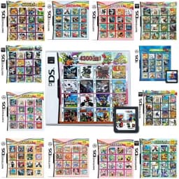 4300 in 1 NDS Game Card Compatible with 3DS/2DS/NDSL Multi Classic Games Collection Retro Console CartridgeNo Instruction Manual