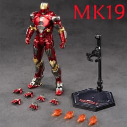 1:10 ZD Toys Iron Man MK38 Igor MK25 Striker MK26 Gamma MK36 Peacemaker MK40 MK15 Sneaky Action Figure Collections Gift