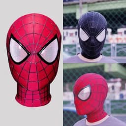 Handmade Spider-Man 2 Movie Accuracy Garfield Version Cosplay Mask Peter Parker Handicraft Collectible Item For Birthday Gifts