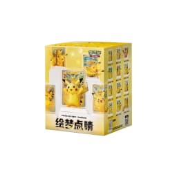 In Stock Pokemon Dream Painting 30th Celebration Anniversary Pikachu Figure Set Pikachu 30th Anniversary Figures PTCG Card