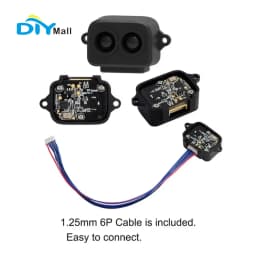 TF Luna LiDAR Range Finder Sensor High Precision 0.2-8m Distance Measuring Module UART IIC 5V for Robotics Systems