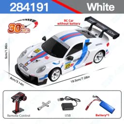 WLtoys 284019-A 284191 1:28 2.4G RC Car With LED Lights 4WD Gyro 30KM/H Remote Control Car Off-Road Drift Vehicle Toys For Kid