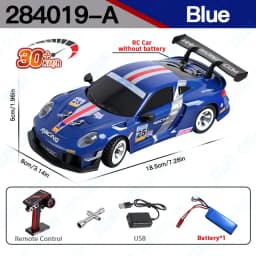 WLtoys 284019-A 284191 1:28 2.4G RC Car With LED Lights 4WD Gyro 30KM/H Remote Control Car Off-Road Drift Vehicle Toys For Kid