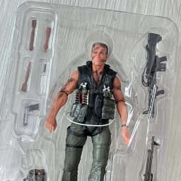 Commando John Matrix Schwarzenegger Action Figure Judgment Day T-800 Model Toy For Birthday Gifts