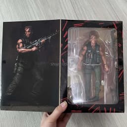 Commando John Matrix Schwarzenegger Action Figure Judgment Day T-800 Model Toy For Birthday Gifts